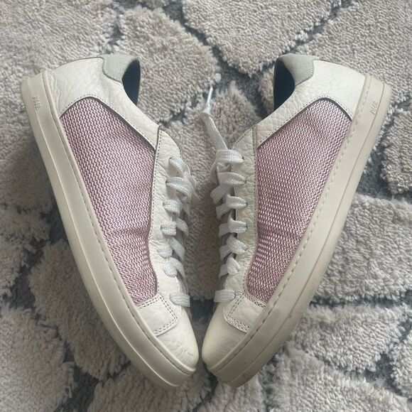 Women's Pink Metallic P448 Sneaker - Picture 3 of 8